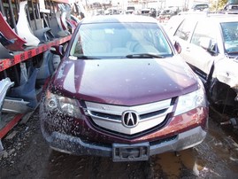 2007 ACURA MDX TECHNOLOGY BURGUNDY 3.7 AT 4WD